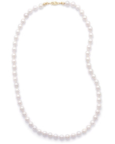 30" 6.5-7mm Grade AAA Cultured Akoya Pearl Necklace