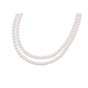 Double Strand A Grade Akoya Pearl Necklace