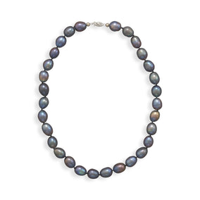 16" Peacock Pearl Necklace with 14K White Gold Clasp