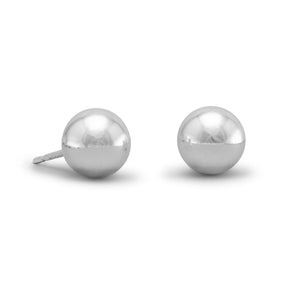 8mm Ball Stud Earring