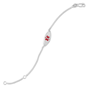 5"+1" Extension Medical Alert ID Bracelet