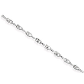 Stainless Steel "A" Link Bracelet