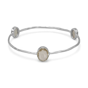 Lemon Quartz Stackable Bangle