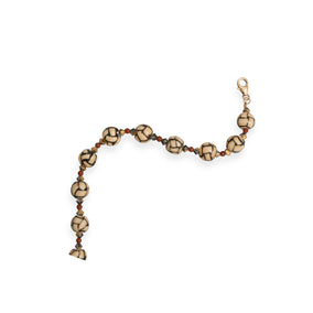 7.5" + 1" 14/20 Gold Filled Multistone Bracelet