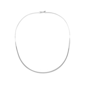 16" 2mm Flat Collar with Closed Back