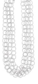 17" Multistrand Round Link Necklace