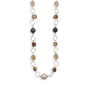 24" Endless Multistone Necklace