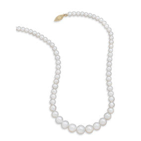 17" 5mm - 11mm Cultured Freshwater Pearl Necklace