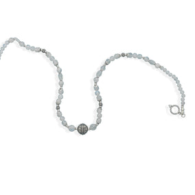 21" Rainbow Moonstone Necklace