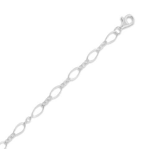 Multisize Oval Link Chain Necklace (4mm)
