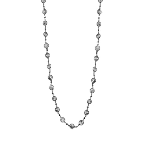 28" Rutilated Quartz Necklace