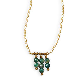 Handmade Green with Envy Necklace