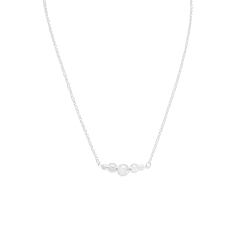 17" Graduated Bead Necklace