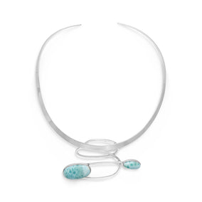 Ornate Larimar Collar