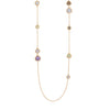14 Karat Gold Plated Multistone Necklace
