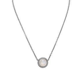 Midnight Collection Necklace With Gray Diamonds
