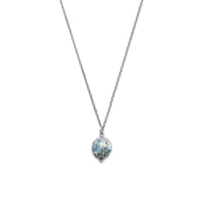 Oxidized Ancient Roman Glass Necklace