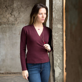 14 Karat Gold Plated Dyed Red Druzy Necklace