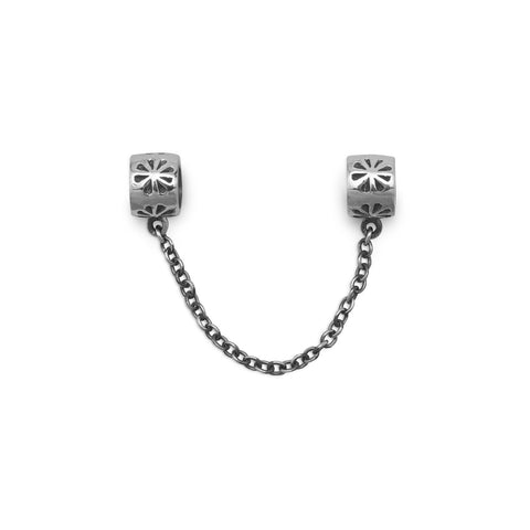 Double Flower Beads with Chain