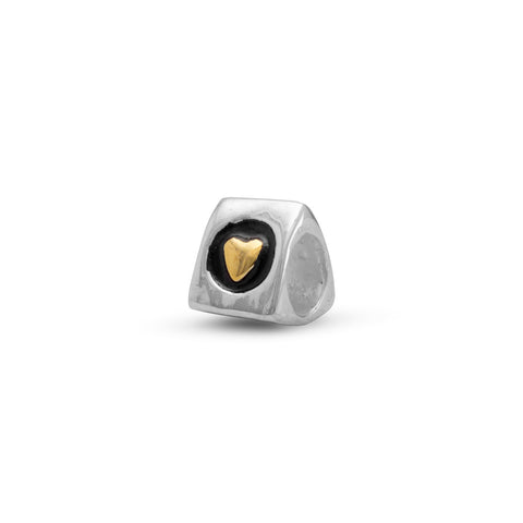 Tri Shape Heart Bead