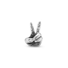 Hand Peace Sign Bead