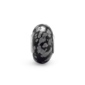 Snowflake Obsidian Bead