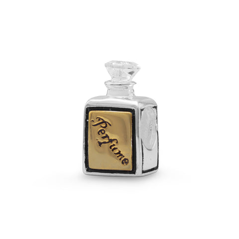 Two Tone Perfume Bottle Bead