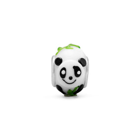 Black and White Panda Bead