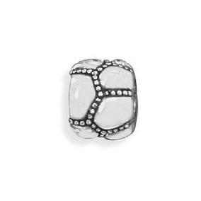 Oxidized Cobblestone Pattern Bead
