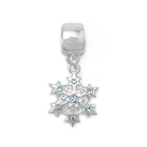 Snowflake Charm Bead