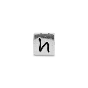 Oxidized "h" Cube Bead