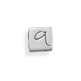 Oxidized "q" Cube Bead