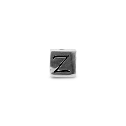 Oxidized "z" Cube Bead