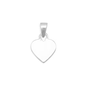 13.5mm Engravable Heart Tag