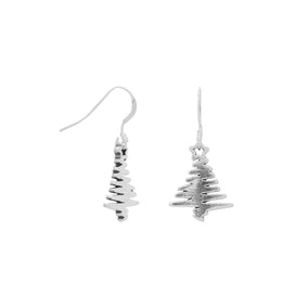 Zig Zag ChristmasTree Earrings