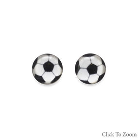 Soccer Ball Earrings