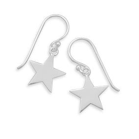 Star French Wire Earrings