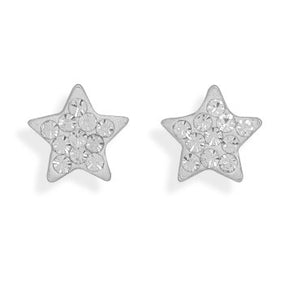 Crystal Star Stud Earrings