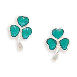 Shamrock Stud Earrings