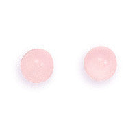 Rose Quartz Stud Earrings