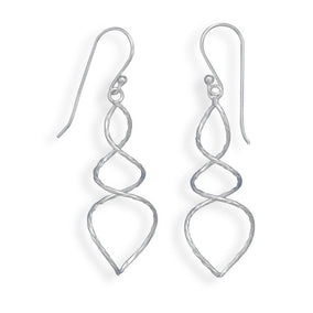 Thin Twist Wire Earrings