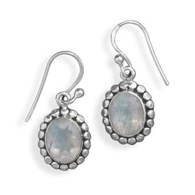 Rainbow Moonstone Earrings