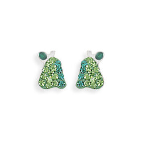 Crystal Pear Earrings