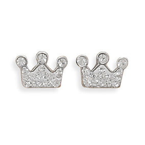 Crystal Crown Earrings