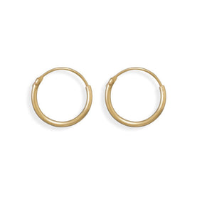 12/20 Gold Filled 1mm x 16mm Hoops