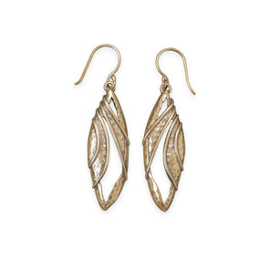 Cut Out Bronze Earrings