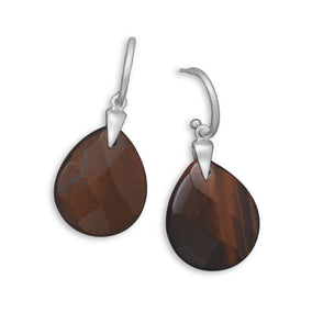 Red Tiger's Eye Earrings