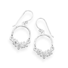 Cut Out Flower Drop Earrings