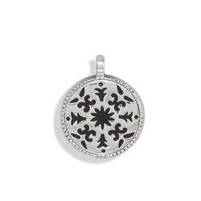 Reversible Black Onyx with Cut Out Design Pendant