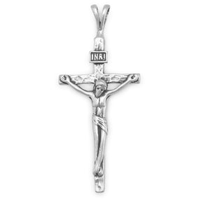 Oxidized Crucifix Pendant